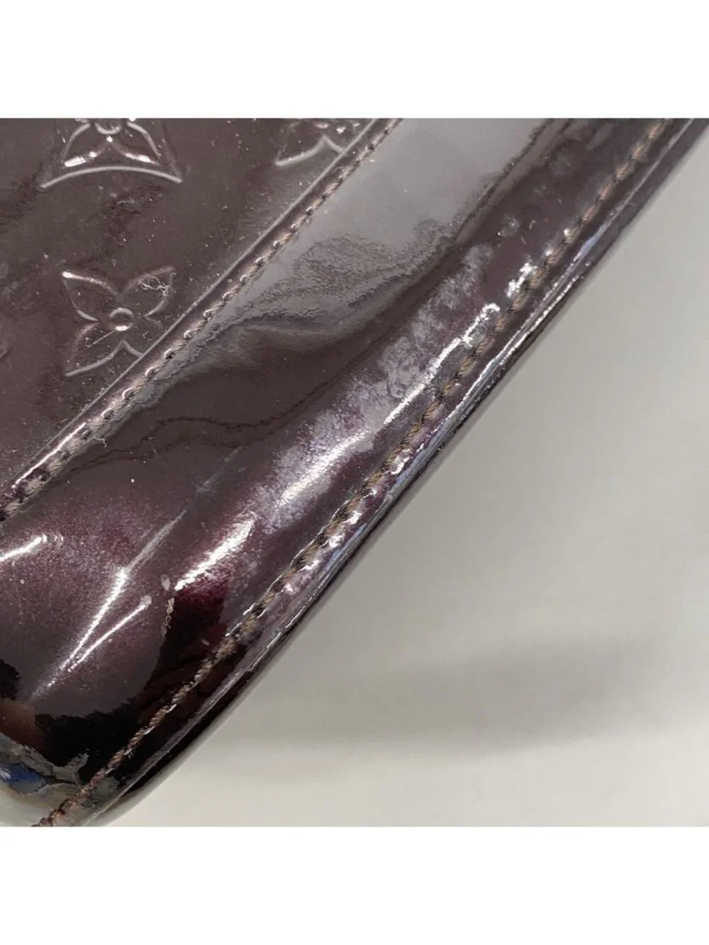 Louis Vuitton Handbag Vernis Alma GM Amarante